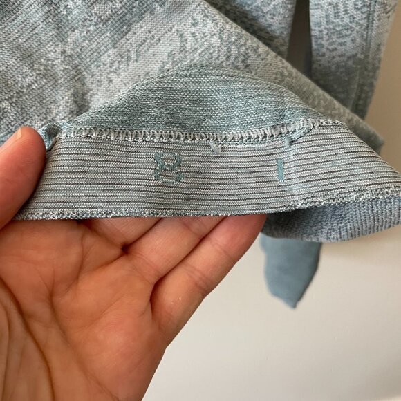 Lululemon Swiftly Speed Hooded 1/2 Zip Stretch Running Blue 8 - Picture 8 of 8